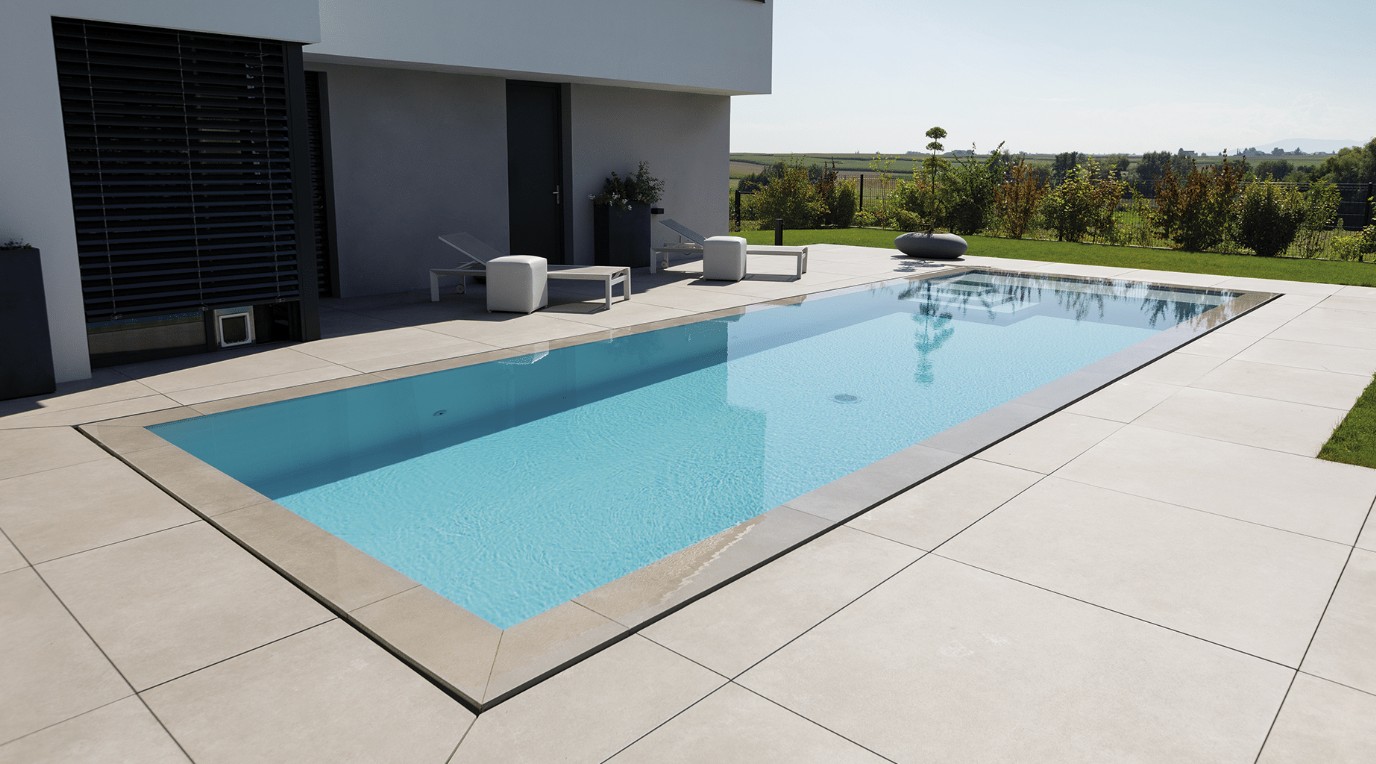 Piscine contemporaine